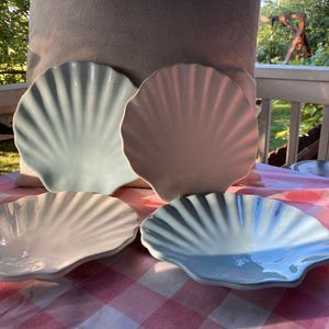 Kane sea shell salad plates